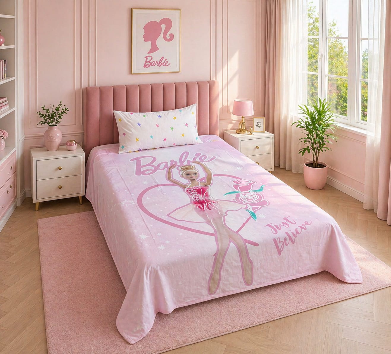 Barbie Dream Ballet Bedsheet