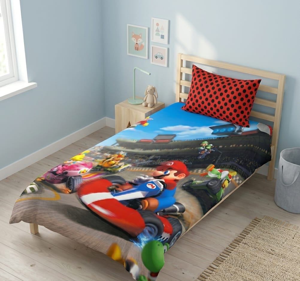 Kart Racing Kids Bedsheet