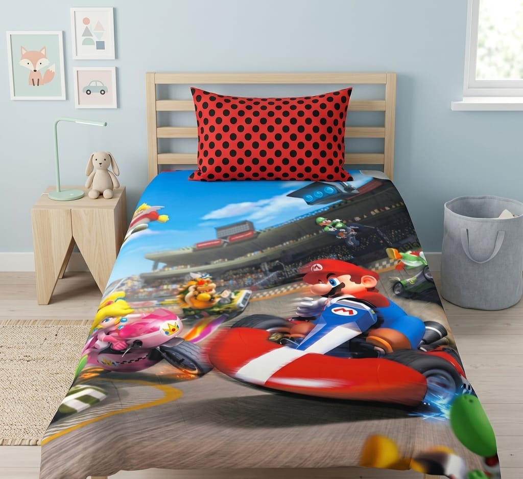 Kart Racing Kids Bedsheet
