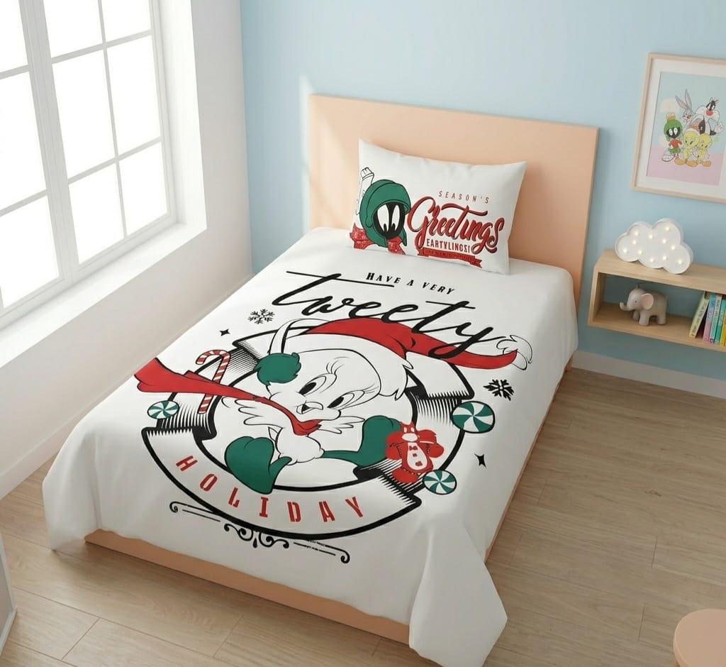 Tweety Holiday Kids Bedsheet