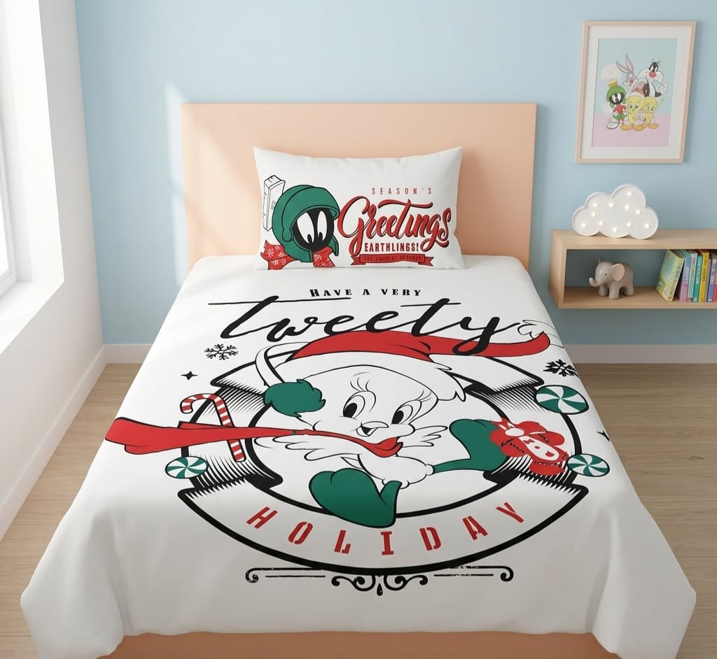 Tweety Holiday Kids Bedsheet