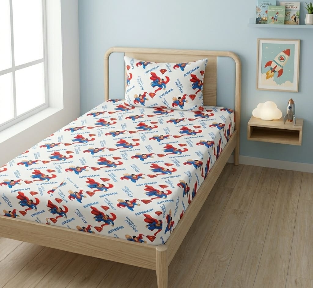 Superman Kids Bedsheet