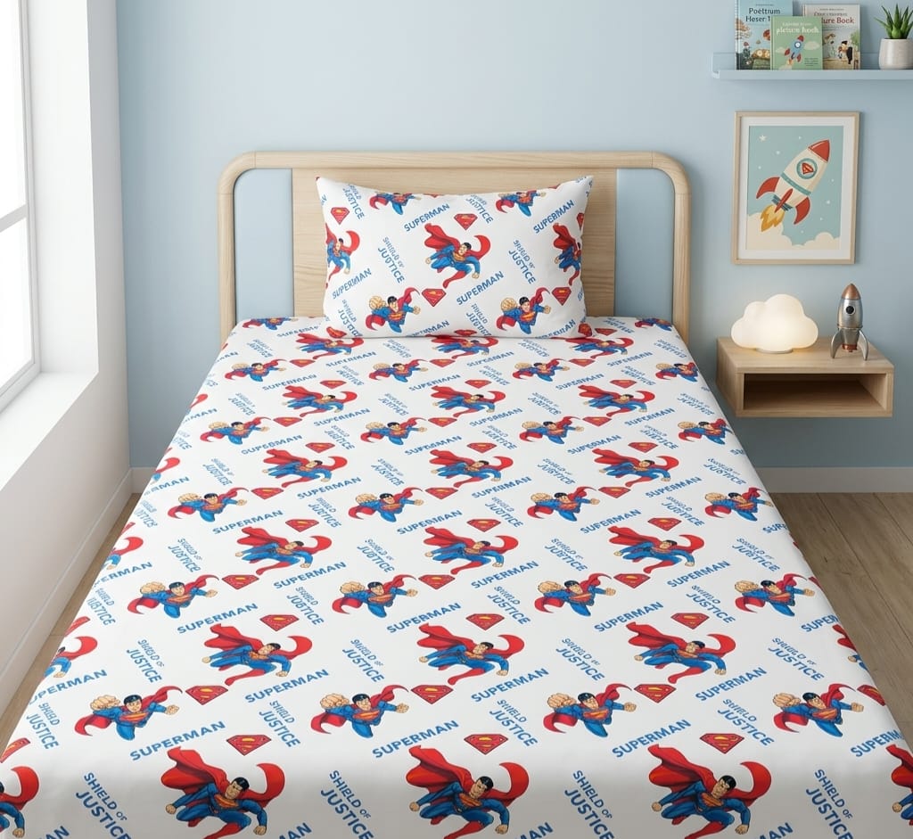 Superman Kids Bedsheet