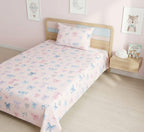 Pastel Bow Dreams Kids Bedsheet