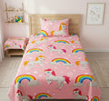 Rainbow Unicorn Fantasy Kids Bedsheet