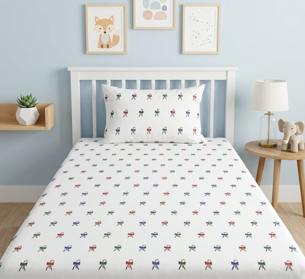 Mini Ribbon Charm Kids Bedsheet