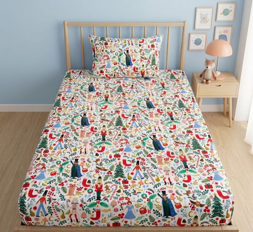 Christmas Wonderland Kids Bedsheet