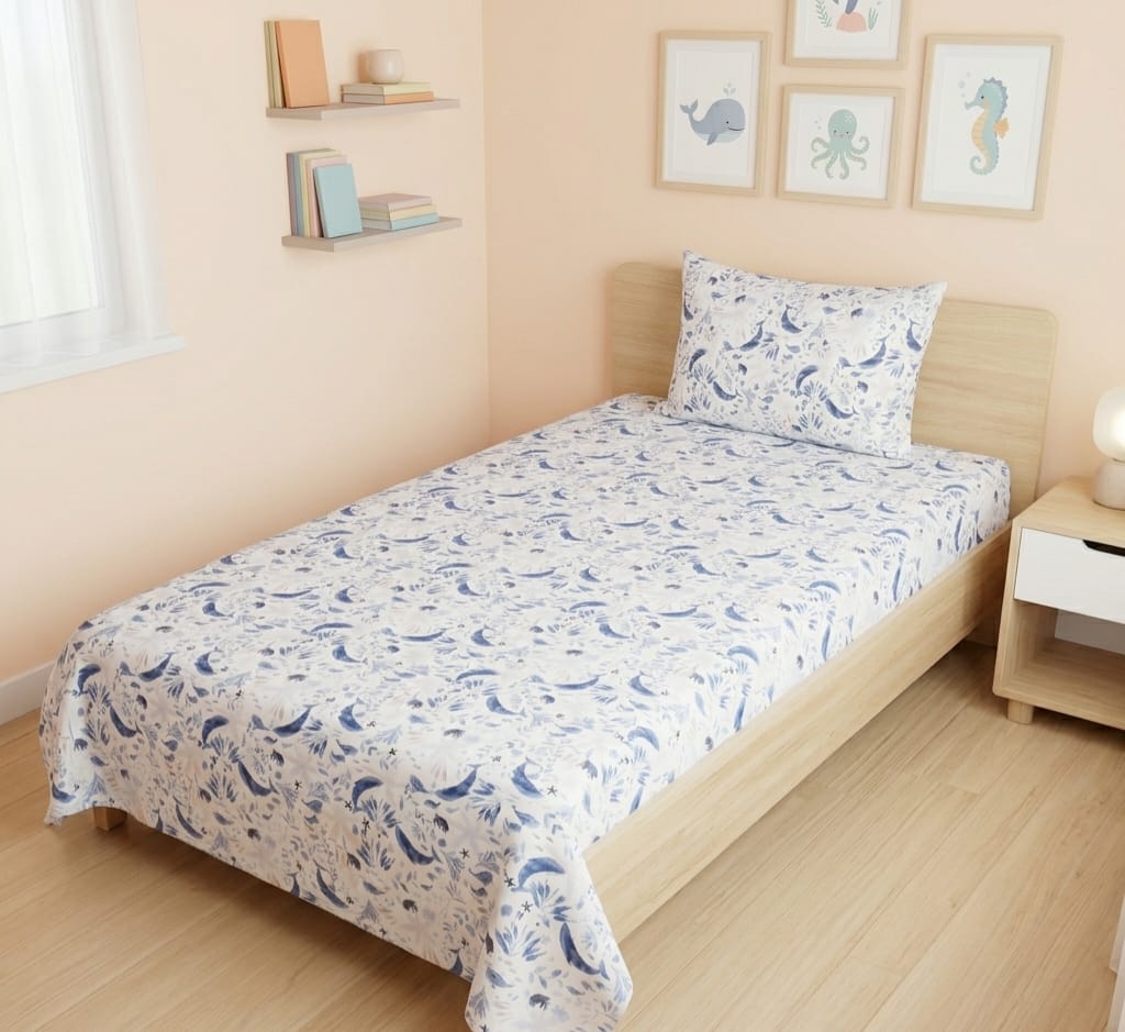 Ocean Breeze Kids Bedsheet