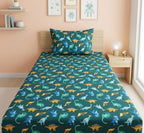 Dino Adventure Kids Bedsheet