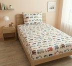 Little Trucks Adventure Kids Bedsheet