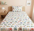 Little Trucks Adventure Kids Bedsheet