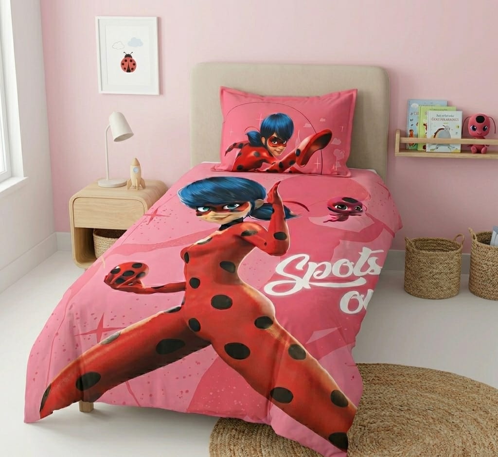 Ladybug Hero Girls Bedsheet