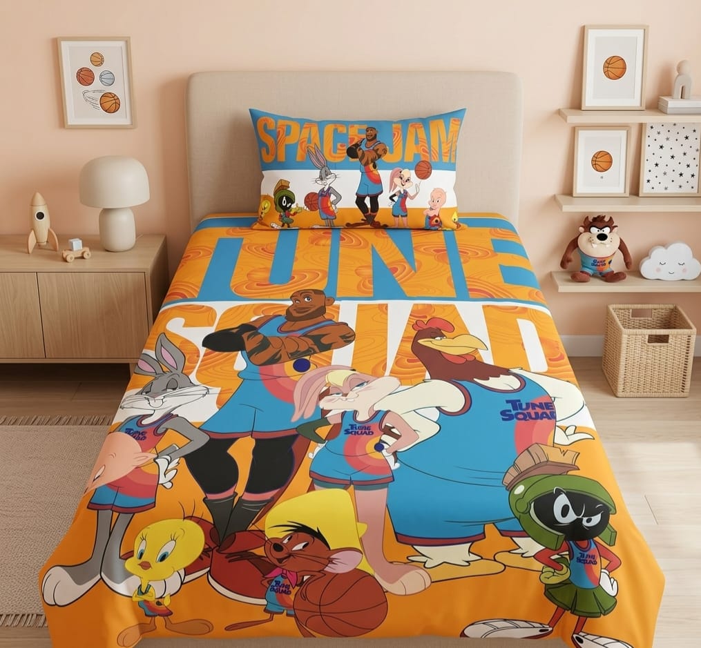 Space Jam All-Star Kids Bedsheet