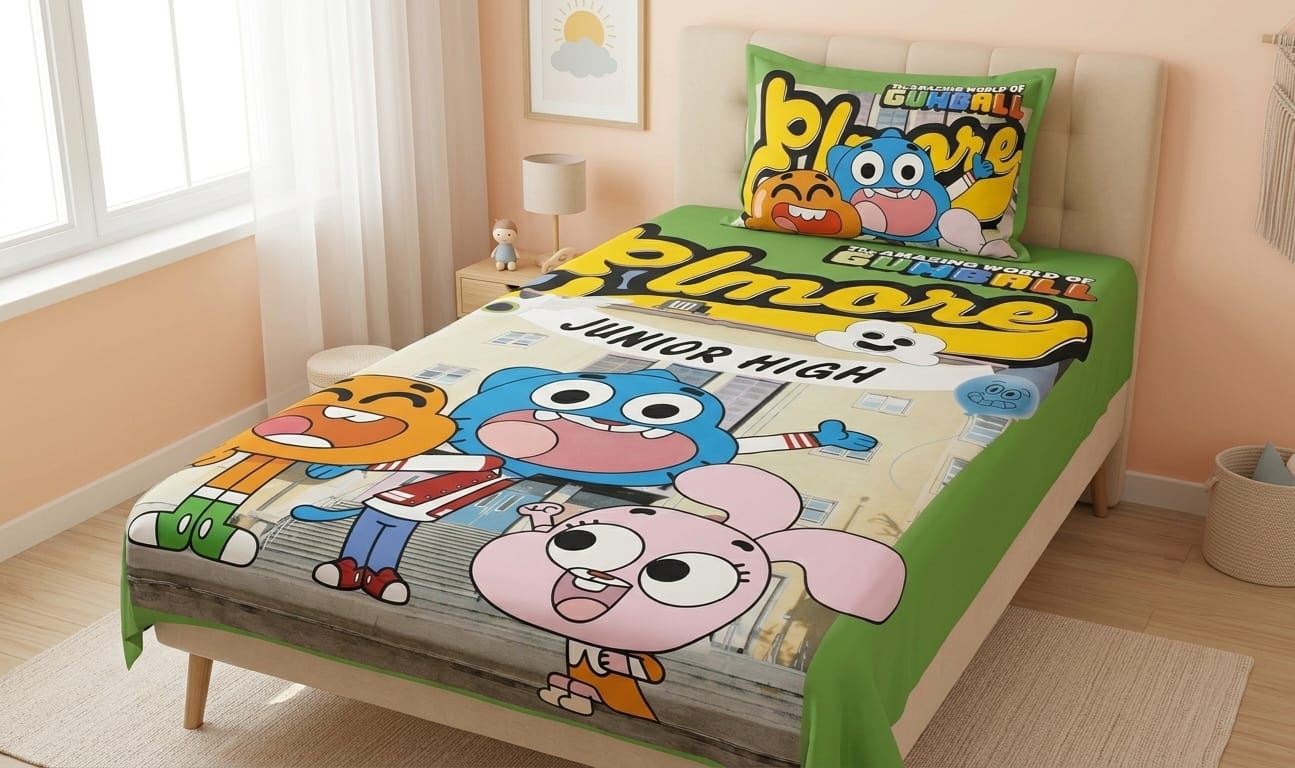 Gumball Fun Kids Bedsheet