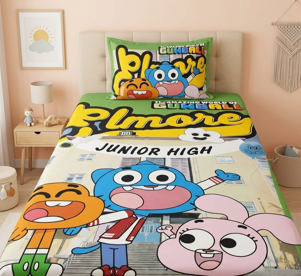 Gumball Fun Kids Bedsheet