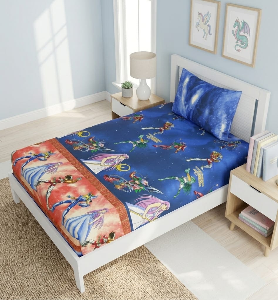 Sailor Galaxy Dreams Kids Bedsheet