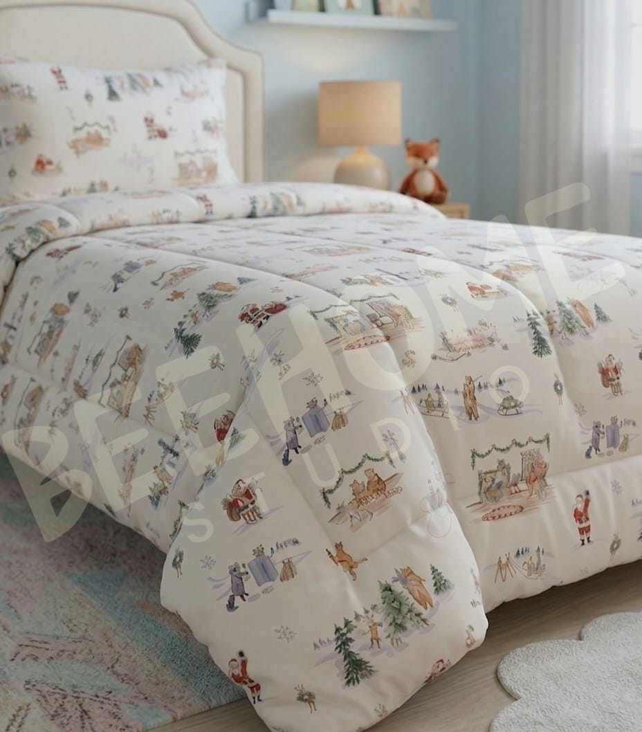 Winter Village Christmas Kids Comforter Set