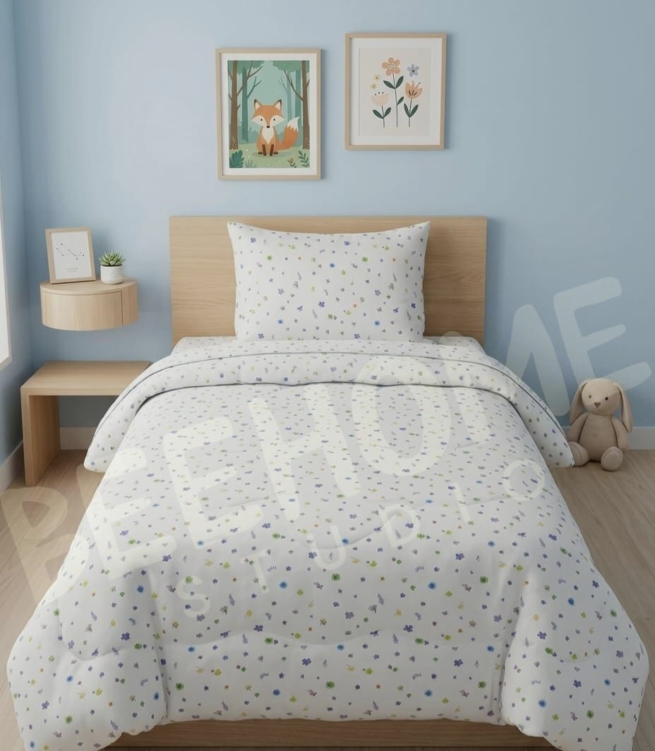 Tiny Blossoms Kids Comforter Set