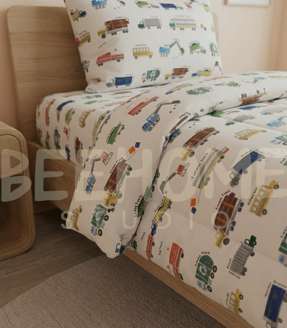 Construction Trucks Adventure Kids Comforter Set