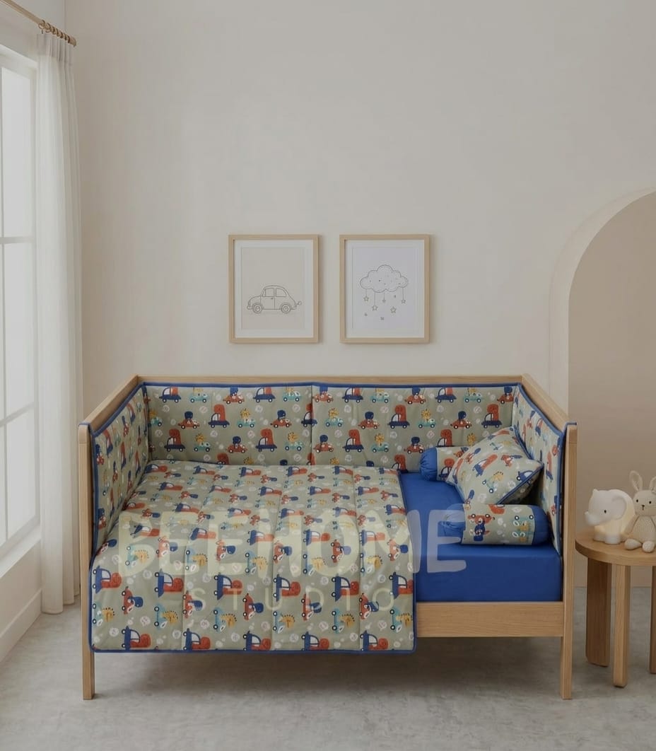 Little Wheels Baby Cot Set
