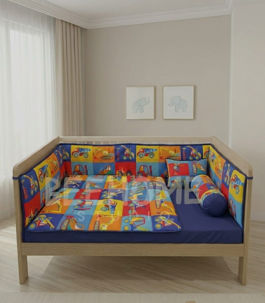 Little Builder Baby Cot Set