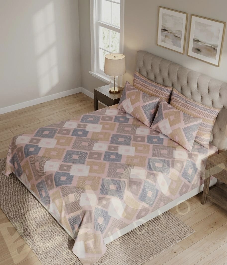 BHS Geometric Bliss Bedsheet
