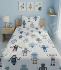 Robot World Kids Bedsheet Set