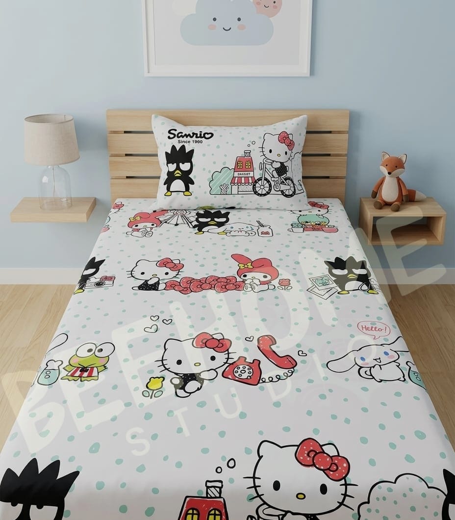 Hello Kitty Magic Kids Bedsheet Set
