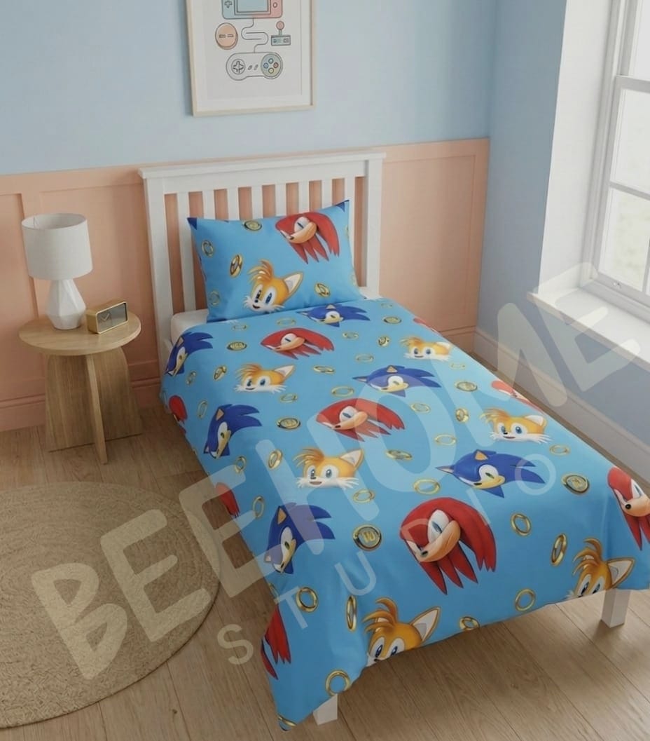 Sonic World Kids Bedsheet