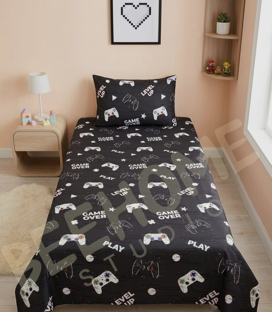 Gaming Adventure Kids Bedsheet