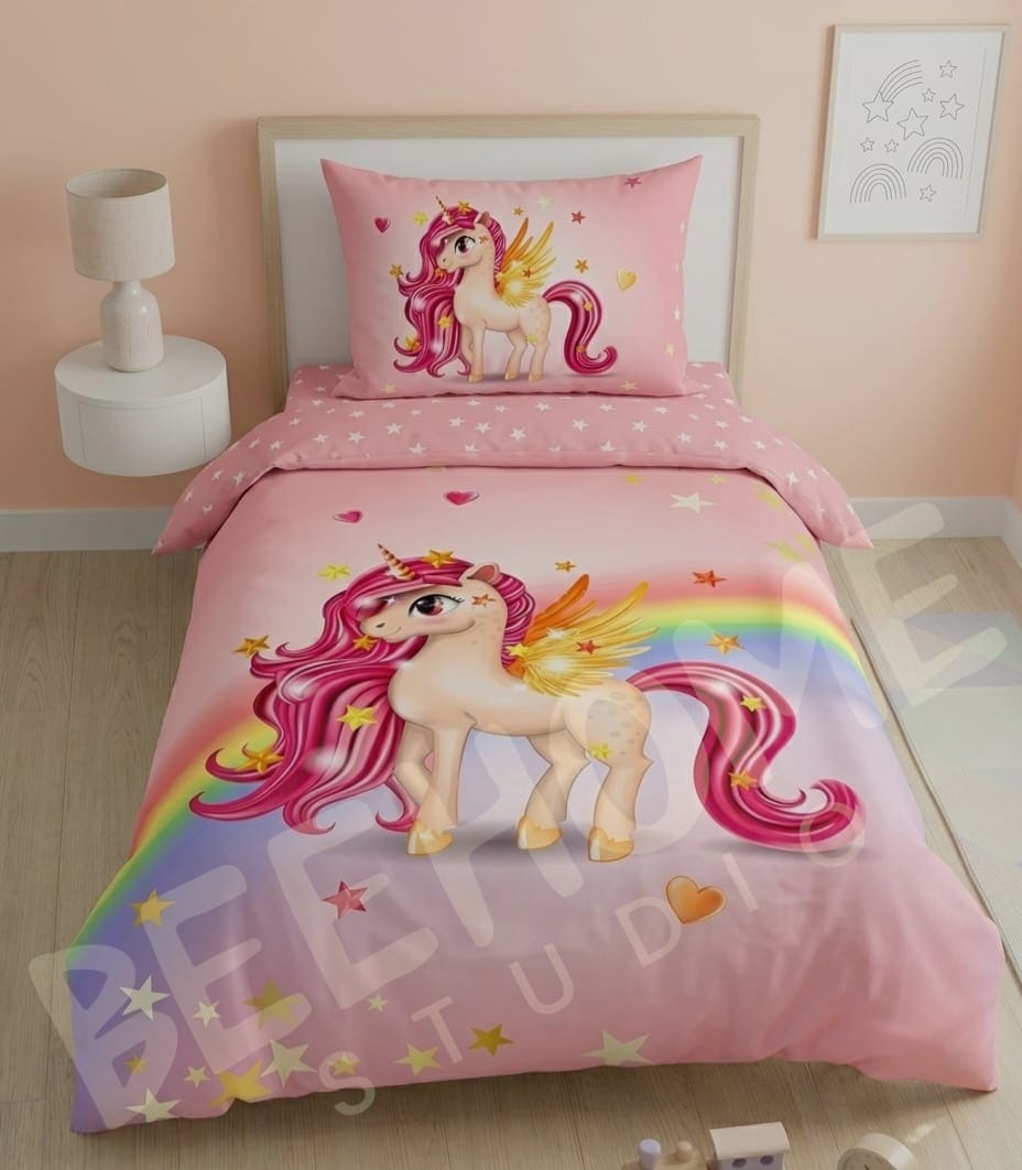 Unicorn Princess Kids Bedsheet