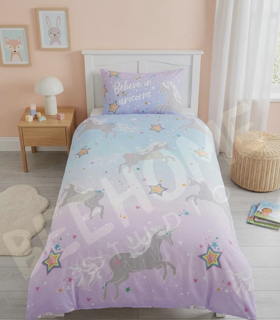 Starlight Unicorn Kids Bedsheet