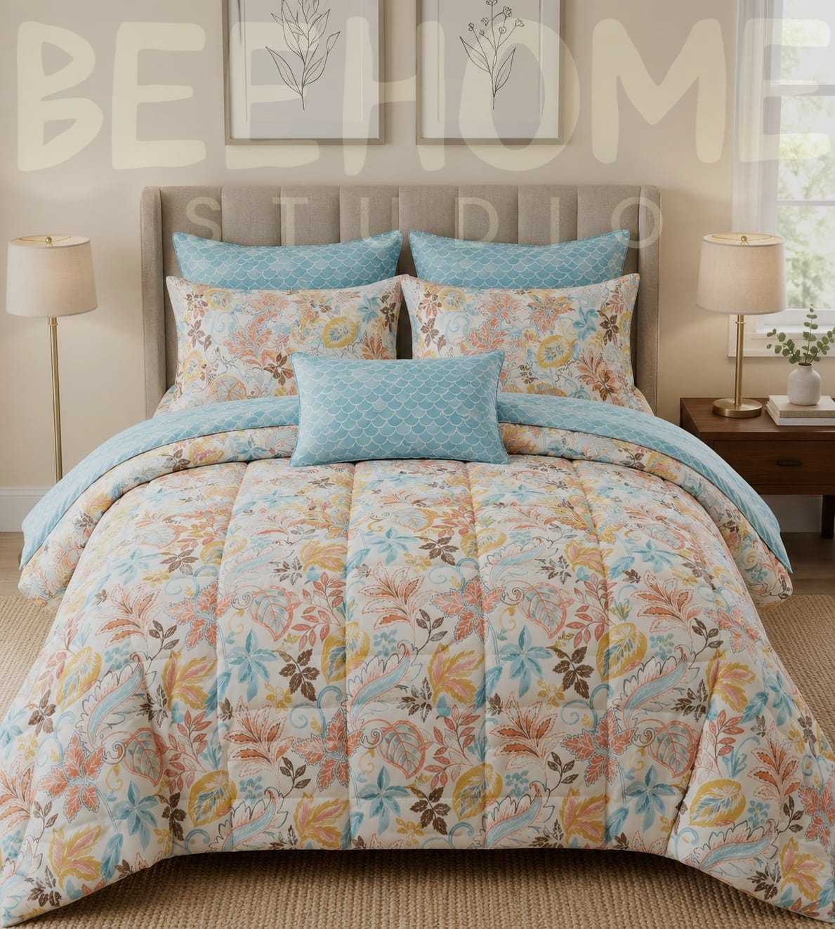 BHS Seabreeze Garden 6 Pieces Comforter Set