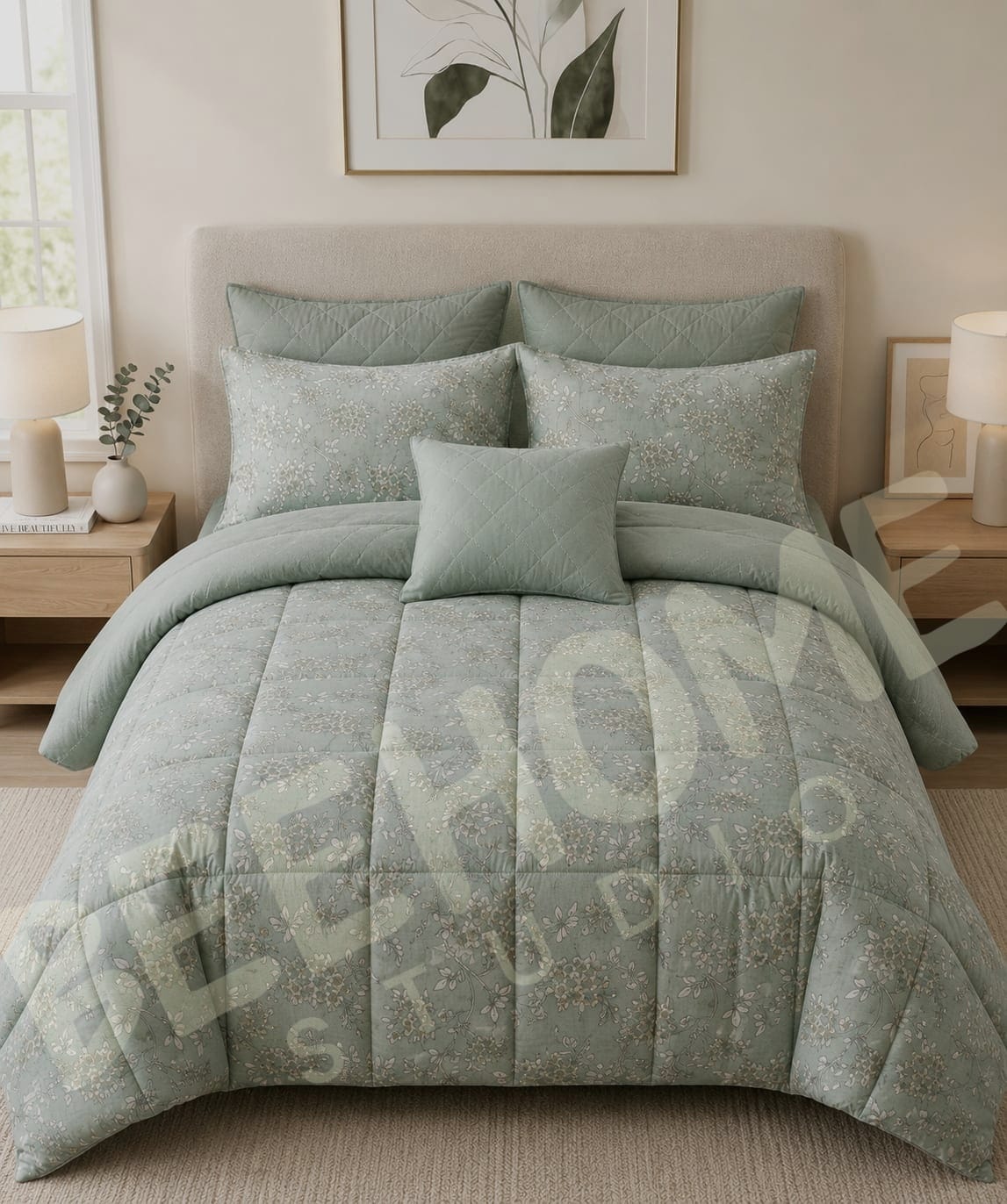BHS Willow Bloom 6 Pieces Comforter Set