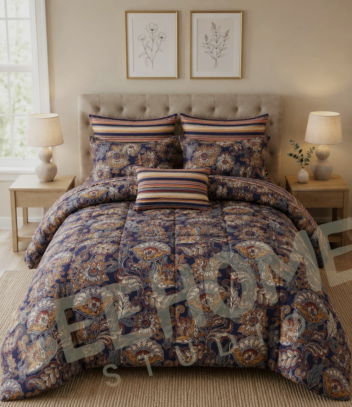 BHS Imperial Bloom 6 Pieces Comforter Set