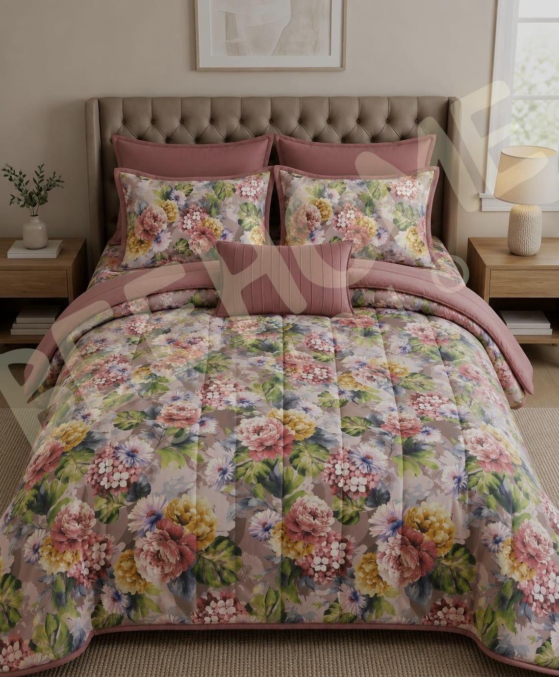BHS Peony Reverie 6 Pieces Comforter Set