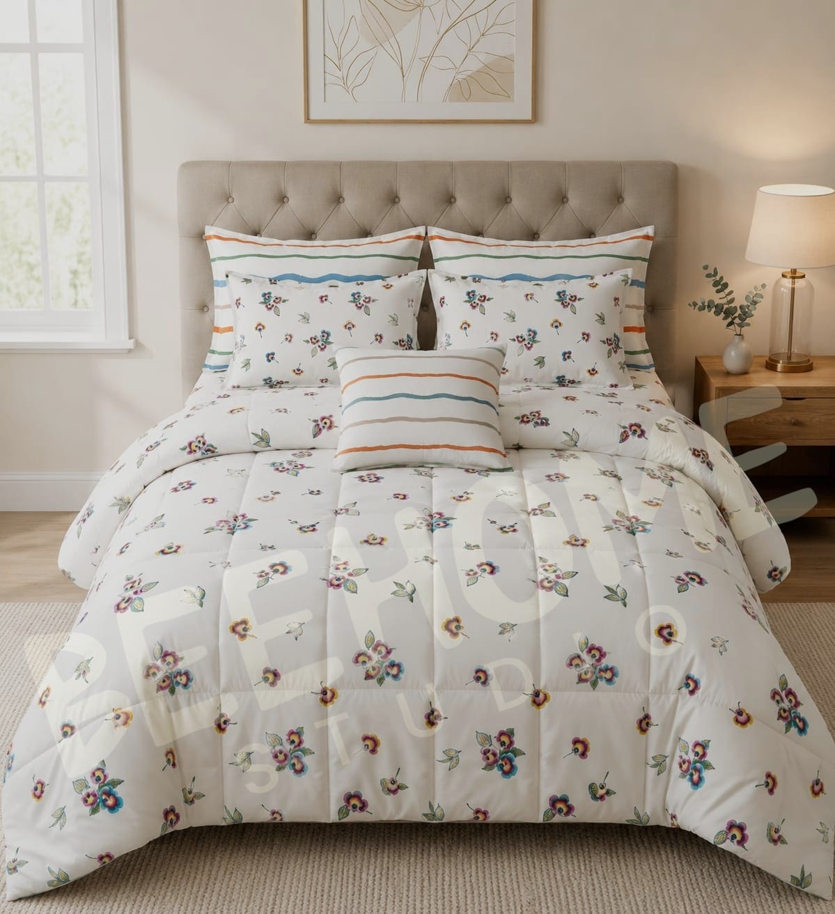 BHS Petal Whisper 6 Pieces Comforter Set