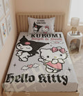 Kuromi & Hello Kitty Kids Bedsheet