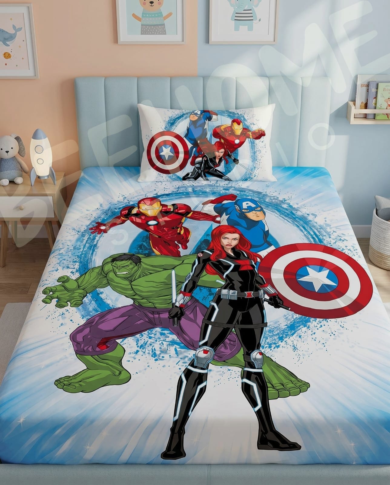 Marvel Legends Kids Bedsheet