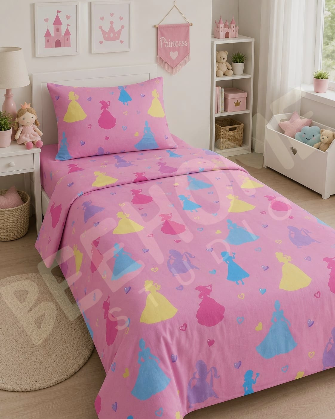 Royal Princess Kids Bedsheet