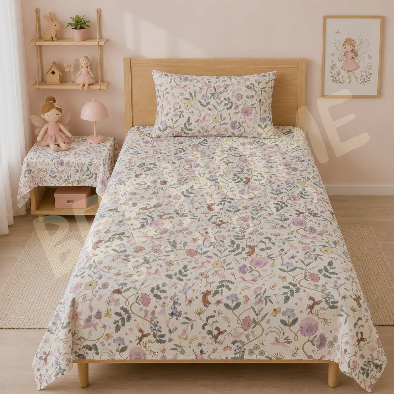 Fairy Garden Kids Bedsheet