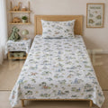Little Dino Explorer Kids Bedsheet