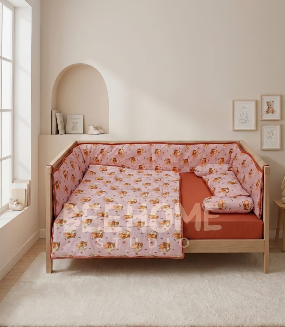 Little Teddy Bliss Cot Set